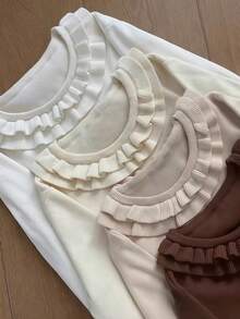 1pc Cute & Gentle Lolita Style Undershirt Top, Suitable For Cosplay, Parties, Performances, Suitable For Layering Or Wearing Alone - Multicolor - View 9