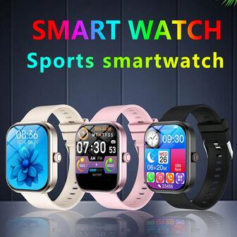 Smartwatch para hombres y mujeres, con una variedad de modos deportivos, para hablar y escuchar música, con recordatorios oportunos de mensajes de diversas aplicaciones sociales, diseño de botón giratorio, control remoto de fotografía y música, bajo consumo de energía y larga duración de la batería