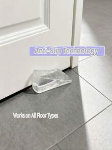 1/2 片装自粘门挡，无需钻孔，防滑，防风 - 彩色 - 查看 10