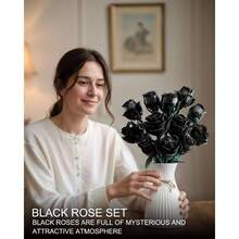 Bloque de construccin Black Flower - inicial - Ver 3