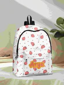 Mochilas con bolsillo bordado personalizado, mochilas universitarias personalizadas, mochilas de viaje, mochilas escolares, bolsas de computadora, mochilas personalizadas, moda casual - Multicolor - Ver 2