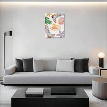 WSXC Coastal Cowgirl Succulent Oyster Shells Starfish Decor Beach House Wall Decor Canvas Wall Art Summer Framed Prints Artwork Posters Painting Picture For Bedroom Office Home Living Room 11.5X14.5 Inch - CowgirlSeafood0140 - View 4