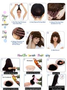 20世纪20年代风格短款手指波浪假发，金色，适合派对、角色扮演，打造20世纪20年代摩登女郎发型 - Platinum - 查看 11