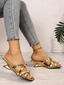 2026 New Elegant Sexy Criss-Cross Strap Office Lady Fashion Comfortable Low Price Outdoor Vacation Stiletto Pointed Toe Sandals, Red High Heels