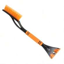 Multifunctional Car Snow Shovel, With Brush And Scraper, Made Of ABS Material, No Electricity Needed, Can Remove Snow And Ice On Windshield, Convenient And Durable Detachable Design, Suitable For Home, Outdoor, Camping, Window Cleaning, Winter Car Window Glass Cleaning And Other Scenarios.