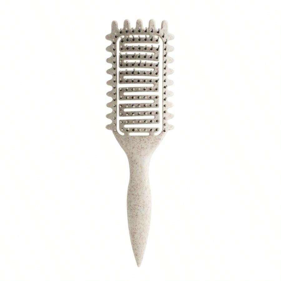 Curl Defining Brush,2024 Curly Hair Brush,Vented Hair Brush For Detangling, Shaping And Defining Curls For Women And Men Less Pulling (Beige) - ColorD - 查看 1