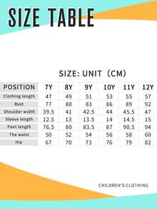 Tween Girls' Bow Print Short Sleeve T-Shirt And Skinny Flare Pants Casual Outfit - Black - View 7