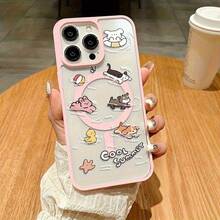 Esta funda magnética para teléfono de macaron dos en de acrílico está disponible en varios colores y compatible con los modelos X, XS, XS, 11, 12, 13, 14, 15 y 16 Pro, incluyendo la serie Plus. - Azul - Ver 9