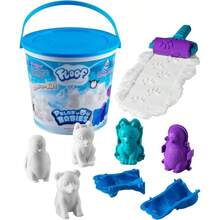 4602 Floof - Creaciones de Arcilla Reutilizable para Interiores sin Fin de Nieve con 3 moldes Polares para bebs y Rodillo de Huellas - inicial - Ver 1