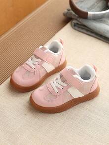 Children's Canvas Sneakers, Boys & Girls Sports Shoes, Soft Sole Casual Shoes, Spring New Kids Shoes - Pink - View 1