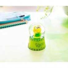 WSXC Sanrio Keroppi Mini Light-Up Adult Snow Globe With Swirling Glitter Display 3 Inches Tall - Green - View 6