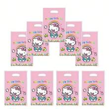 SANRIO 30/20/10个装生日派对礼品袋，糖果袋，礼品袋，可爱派对礼品包装，生日派对装饰，适用于婚礼、生日、家庭和朋友聚会，时尚个性化礼品袋 - 彩色 - 查看 1