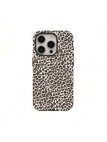 Fashionable Leopard Print, Dual-Layer Protective Phone Case For  16 Pro Max, 15 Pro, 13, 11, 12, XS, 8 Plus, 7 Glossy 2-In-1-For-Your-New- - 1 cái - Xem 1