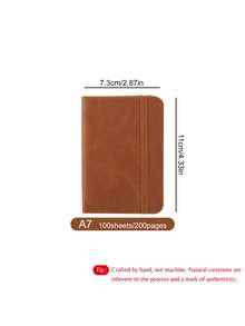 1 pieza Cuaderno personalizado A7, cuaderno personalizado con nombre, cuadernos de diario personalizados, cuadernos para el trabajo, cuaderno pequeño, diario de libro