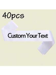 1/2/5/10/20/40/80pcs Custom Party Strap With Text, Custom Sash Personalized Sash With Logo Text, Bride To Be Sash, Bachelorette Sash, Custom Sashes For Pageants Birthday, Custom Sash Make Your Own Sash, Custom Bridal Sash, Bachelorette Party Favors, Bride To Be Sash, Personalized Sash, Bachelorette Party Sash, Custom Sash, Party Favors, Personalized Gift,Apparel Accessories,Chic Autumn,Boyfriend,Girlfriend,Family,Friends - Multicolor - View 33