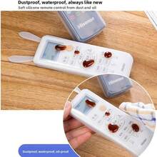 2025 Upgraded Version 1pc (Long 24*6cm/Short 16*5.5cm) Cute Rabbit Remote Control Cover, Silicone Dust-Proof Remote Sleeve, Glow-In-The-Dark Waterproof Protective Case For Home Air Conditioner TV Remote Control, Cartoon Rabbit Remote Dust Cover, Snug Fit, Waterproof, Dustproof, Anti-Drop, Glow-In-The-Dark Buttons, High Elasticity Easy On/Off, Remote Control Protection, Dust-Proof Buttons, Night Finding, Mute Non-Slip Function For Home TV Air Conditioner Remote - Multicolor - View 9