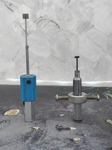 2件装 - 主要用于锁具、汽车零件和钥匙链的夹子，无弹簧叶片式十字螺丝刀推杆工具双螺丝锁维修零件