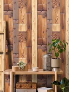 1卷复古加厚仿木纹，实木纹，木纹3D，适用于家庭装饰，厨柜，桌子，椅子，房间背景，家庭装修，DIY，防水，耐污，易清洁，自粘，撕下粘贴，墙纸墙贴，壁纸墙贴，装修贴纸撕下墙板，墙纸，壁纸，春季装饰用品刷新你的家，节日装饰贴纸礼物生日毕业 - 彩色 - 查看 14