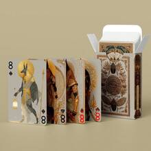 YFOPEN Retro Ancient Egyptian Playing Cards - Mysterious Tone + Ancient Egyptian Civilization Elements, Includes Hieroglyphs, Temples, Mummies, Non-Repeated Designs, For Board Games, Civilization Display & Collection - Multicolor - View 12