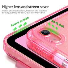 Glitter Tablet A16 2025 With Pcil Holder Funda 11 M3 M2 5 Sparkling Silvery Cover.Accessories. - trắng - Xem 4