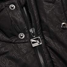 Puma Unisex Cotton-Padded Jacket, Sporty Casual Warm Stand-Collar Padded Coat/Jacket, Style 620847-01 - Black - View 7