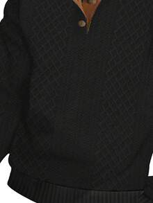 男士立领针织休闲卫衣，适合日常休闲穿着，适合春秋季节穿着。