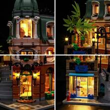 Conjunto de Luces Compatible con 10297 Boutique Hotel Modelo de Construccin de Bloques - NO Incluido en el Modelo - verde - Ver 5