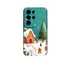 1PC Phone Case ,  Christmas House Tree Gingerbread Snow , Stylish Phone Case, Phone Decoration, All-around Lens Protection, Creative Small Gift, Funny Gift for Boys and Girls - ブラック - チェックする 7