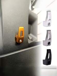 1个摩托车脚踏挂钩，电动自行车/踏板车配件，铝合金阳极氧化挂钩，通用前置挂钩，摩托车配件，黑色/蓝色/红色/银色/钛色可选