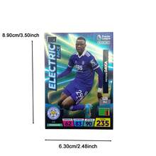 PANINI 2023 - 英超经典卡包，每包6张，足球迷收藏必备，包含众多球星，卡片设计精美，是万圣节、圣诞节、生日的绝佳礼物 - 彩色 - 查看 3