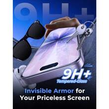 Tempered Glass Screen Protector 2 Packs For IPhone 17 6.3 Inch Not Pro Auto Dust-Elimination Easy Installation Bubble Free HD Clear Spring Birthday Gift - Clear - View 4