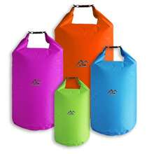 Floating Waterproof Dry Bag Backpack 5L/10L/20L/40L/70L, Roll Top Sack Keeps Gear Dry For Camping, Hiking Beach, Fishing, Swimming Rafting Kayak River Trekking Bags - 綠色 - 查看 2