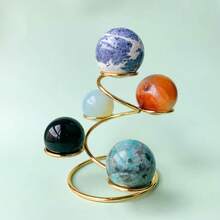 Natural Crystal Ball Stand Decor - Natural Crystal Ball Stand, Home Decoration Crystal Ball Stand (May Have Welding Points And Protrusions, Which Are Normal) - Multicolor - View 1