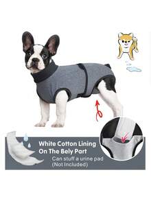 Pet Spay/Neuter Surgery Suit, Dog Diapers, Self-Adhesive Adjustable Cat Calming Wrap, Pet Calming Wrap To Relieve Stress