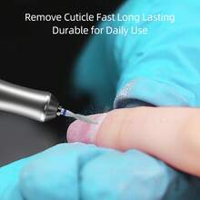 hytoos Chrome Diamond Nail Drill Bits Flame Pro Cuticle Bit For Drills Dead Skin Cleaner Nails Pre-Treatment Tool - White - View 8