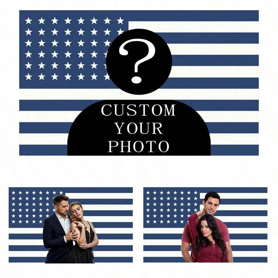 1pc Customized National Flag Tapestry, Can Customize Flag Pattern Or Photo, Suitable For Birthday, Wedding, Valentine's Day, Party, Father's/Mother's Day, Room Decor, Home Decor, Bedroom Decoration, And Student Dormitory Decoration Textile - Multicolor - View 1