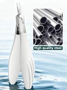 1. 专业不锈钢鹰嘴指甲钳，精准修剪指甲，适用于厚趾甲和死皮，二合一功能指甲钳，米色和绿色，可去除死皮 - 美甲师和足疗沙龙的理想之选 - 彩色 - 查看 7