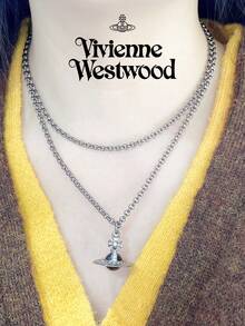 Vivienne Westwood New Tiny Orb Pendant Necklace - 銀色 - 查看 2