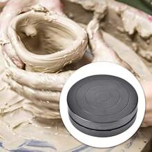 EstiloPlato Giratorio Craft, Placa Giratoria De CeráMica, Artesanal Hecho A Mano Arcilla Platos Giratorio CeráMica Herramienta Escultura Plato De Accionamiento Directo (DiáMetro 17,8)VersióN Mejorada - Diámetro 17,8 - Ver 7