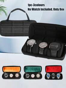 1/3/5-Slot Travel Watch Travel Box,Portable Watch Storage Bag,With Soft Foam Pillow And Handle,Watch Roll Case Storage And Organizer For Men And Women,Watch Storage Box, Hard Shell Watch Travel Box,Suitable For Men's And Women's Watch Handbags,For Watch And Jewelry Display,Mother's Day Gift,Travel,Suitable For Storing Most Watches,Ideal Choice For Family And Friends,Valentine'S Day Gifts