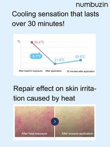 numbuzin 4片装清凉舒缓面膜，瞬间清爽，蕴含茶树提取物和佛手柑叶提取物，保湿滋养，舒缓缓解肌肤刺激，韩国护肤品，（5片/盒） - #4 - 查看 7