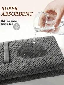 4pcs/2pcs/1pc Ultra Soft Microfiber Towel - Quick Dry, Super Absorbent,300Gsm Highly Absorbent Soft Hair Drying Cap,Coral Fleece Quick Dry Hair Wrap Towel,With Elastic Band Shower Towels For Women And Girls, Gentle On Curly Or Damaged Hair,Anti-Frizz Hair Turban Wet Hair,Solid Color Bath Accessories