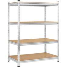 Garage Storage Racks - Silver - View 1