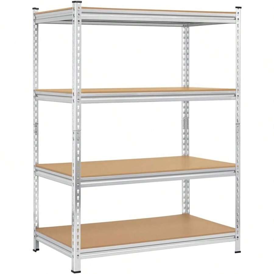 Garage Storage Racks - Silver - View 1