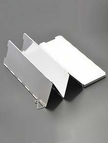 10pcs Outdoor Camping Stove Windshield, Super Lightweight Aluminum Alloy Foldable With Latch, Cookware Accessory - Silver - View 6