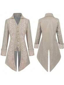 Men's Costumes - 蕾絲燕尾服米色 - 查看 1