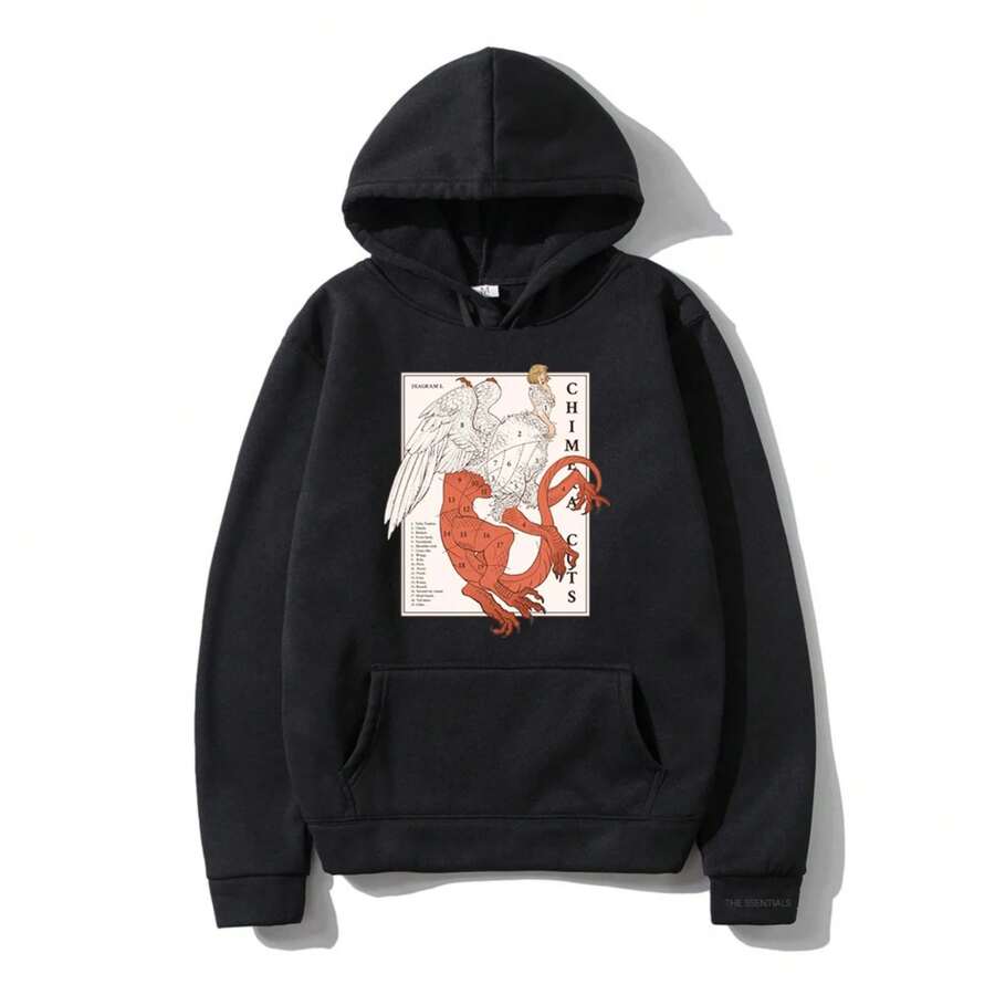 2024 Delicious In Dungeon Meshi Laios Touden Hoodie Fashion Men Falin Chimera Cuts Hoodies Unisex Autumn Winter Pullovers Sweats.Jpg - Black 9 - View 1