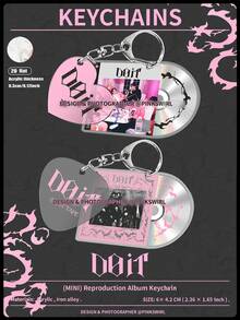 Straykid/SK/Do It,KPOP SK STYLE Acrylic KEY CHAINS, STAY ,Bag Charm, Car Keychain Pendant Keychain Holder Key Ring Mobile Phone Bag Hanging Gifts, Aesthetic Keychain, Special Gifts For Friends - Double-sided Printing Requires You to Peel Off the Film Yourself. - View 1