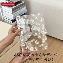 Bìa sổ rời A5 hình hoa cúc 6 lỗ, Bộ album ảnh kèm 10 ngăn, Thẻ thay thế, Sổ tay lập kế hoạch tự làm, Hộp đựng văn phòng phẩm - Nhiều màu - Xem 10
