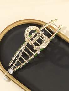 1Pc Ancient Tassel Hair Clips Grip Clip Large Back Of The Plate Hair Hair Claw Hair Accessories Fashion Hair Clutch